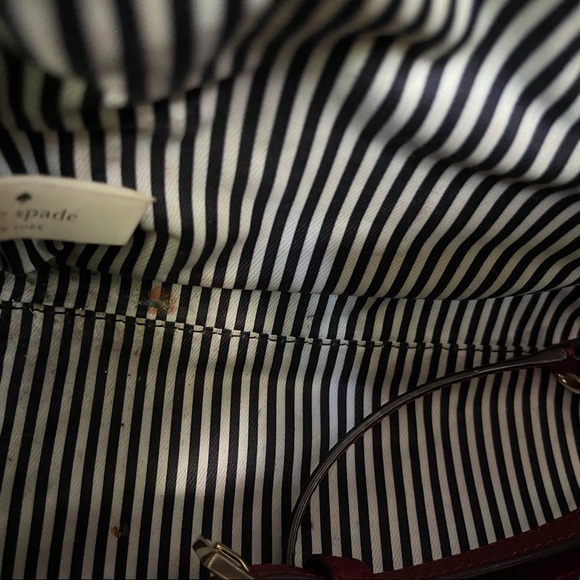 Kate Spade ♠️ Burgundy bag - Picture 7 of 8